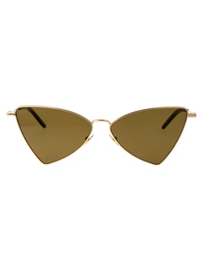 Saint Laurent Gold Metal  Sunglasses