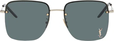 Saint Laurent Gold Sl 312 M Sunglasses