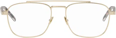 Saint Laurent Gold Sl 665 Glasses