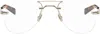 Saint Laurent Gold Sl 745 Glasses In 002 Gold