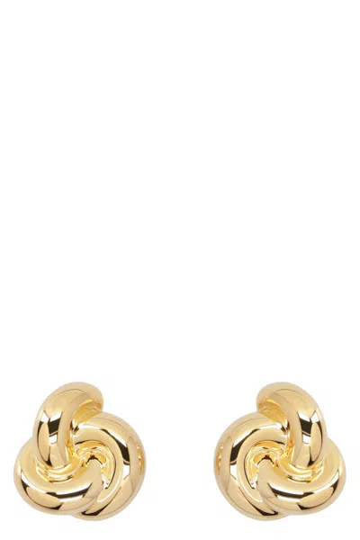 Saint Laurent Gold-tone Knot Earrings