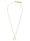 Saint Laurent 'cassandre' Chain Pendant Necklace In Golden