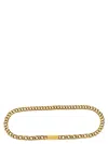 Saint Laurent Chain Link Belt Accessory In Golden