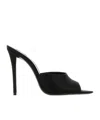 Saint Laurent Open-toed High-heeled Sandals In Black
