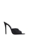 Saint Laurent Open-toed High-heeled Sandals In Nero
