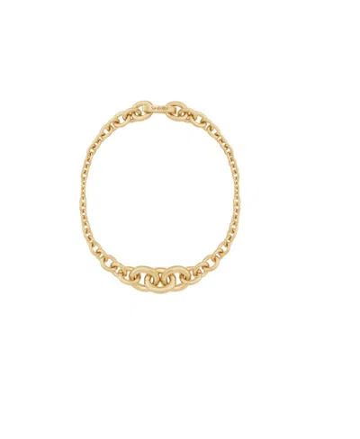 Saint Laurent Graduated Chain Bracelet In 18k Yellow Gold
