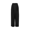 Saint Laurent Grain De Poudre Pants With Darts In Black