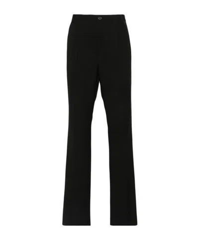 SAINT LAURENT SAINT LAURENT GRAIN DE POUDRE STRAIGHT LEG PANTS