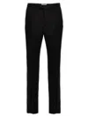 Saint Laurent Black Wool Trousers In Black