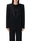 Saint Laurent Grain De Poudre Tuxedo Jacket