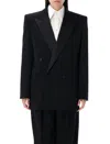 Saint Laurent Wool Grain De Poudre Jacket