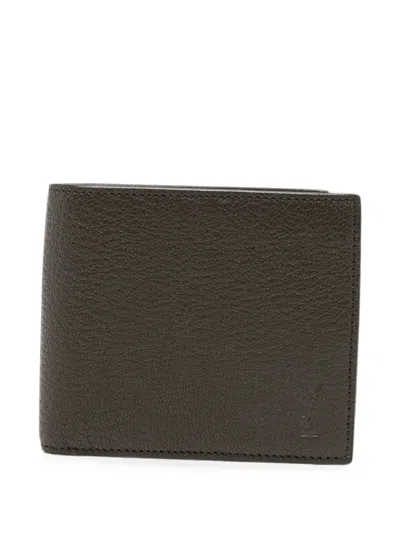 Saint Laurent Grain-de-poudre Bi-fold Wallet In Pattern