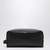 Saint Laurent Logo Print Grooming Case In Black
