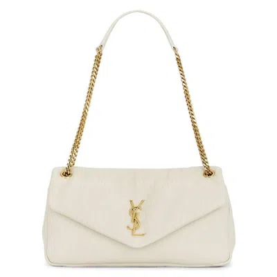 Saint Laurent Grained Lambskin Medium Calypso Bag