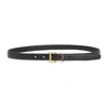 Saint Laurent Belt With Monogram 80 In Black