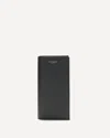 Saint Laurent Grained Leather Wallet In Black