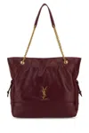 Saint Laurent Grape Nappa Leather Jamie 4.3 Bucket Bag In Burgundy