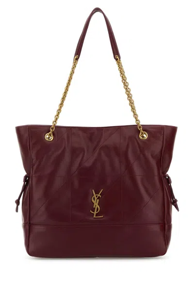 Saint Laurent Grape Nappa Leather Jamie 4.3 Bucket Bag