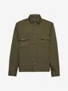 Saint Laurent Long-sleeved Twill Overshirt