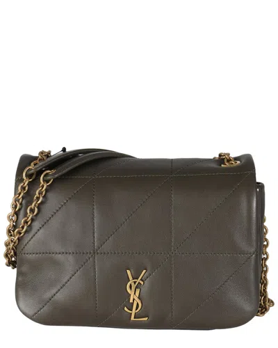 Saint Laurent Green Leather Matelasse Monogram Mini Jamie 4.3 (authentic Pre-  Loved)