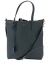 Saint Laurent Green Leather Toy Shopping Tote (authentic Pre-loved)