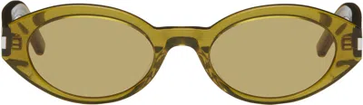 Saint Laurent Green Sl 567 Sunglasses