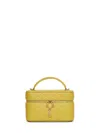Saint Laurent Green Vanity Gaby Bag With Shoulder Strap In Gold