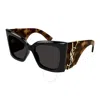 Saint Laurent Grey Butterfly Ladies Sunglasses Sl M119 Blaze 003 54
