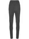 Saint Laurent Tapered-leg Cashmere Trousers In Grey