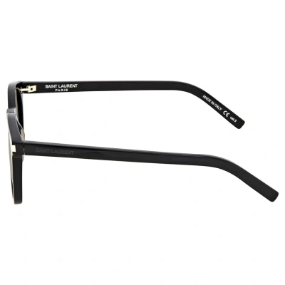 Saint Laurent Grey Cat Eye Ladies Sunglasses Sl 28 002 49 In Black