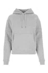 SAINT LAURENT GREY COTTON BLEND SWEATSHIRT