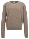 Saint Laurent Cassandre Cashmere Sweater Men In Neutral