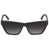 Saint Laurent Grey Gradient Cat Eye Ladies Sunglasses Sl M103 001 58 In Grey