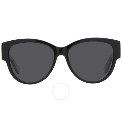 Saint Laurent Grey Oval Ladies Sunglasses Sl M3 002 55