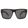 Saint Laurent Grey Square Ladies Sunglasses Sl 424 002 56 In Grey