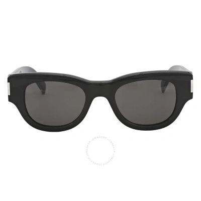 Saint Laurent Grey Square Ladies Sunglasses Sl 573 001 49