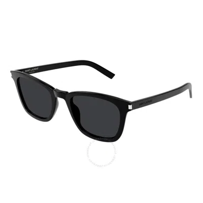 Saint Laurent Grey Square Ladies Sunglasses Sl 716/k Slim 001 53