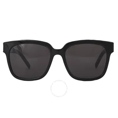Saint Laurent Grey Square Ladies Sunglasses Sl M40 001 54 In Black