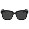 Saint Laurent Grey Square Ladies Sunglasses Sl M40 003 54 In Grey