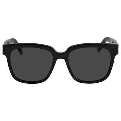 Pre-owned Saint Laurent Grey Square Ladies Sunglasses Sl M40 003 54 Sl M40 003 54 In Gray