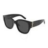 Saint Laurent Grey Square Ladies Sunglasses Sl M95/k 001 54 In Grey