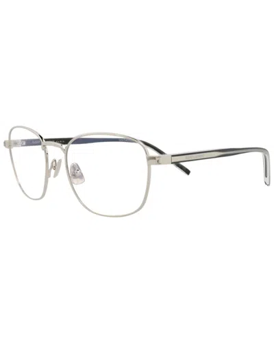 Saint Laurent Gucci Unisex 53mm Optical Frames In Metallic
