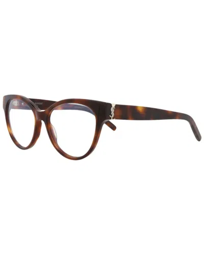Saint Laurent Gucci Women's 53mm Optical Frames In Brown
