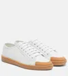 Saint Laurent 05 Low-top Rubber Sole Sneakers In White
