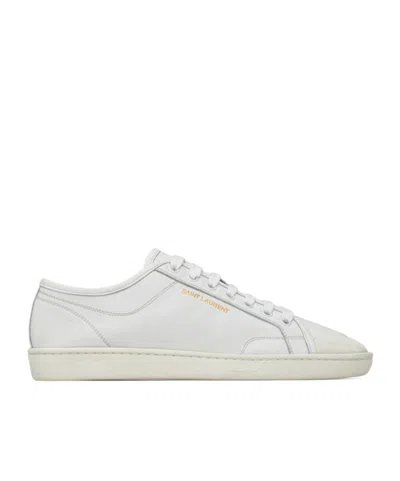 Saint Laurent Gym Low-cut Casual Shoes In White