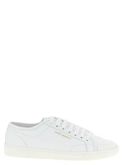 SAINT LAURENT GYM SNEAKERS WHITE