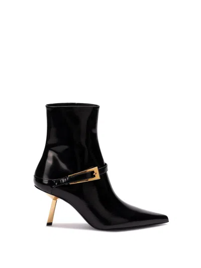 Saint Laurent `hacker` Ankle Boots In Black  