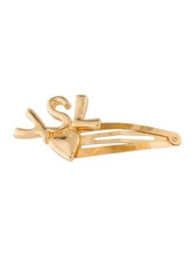 Pre-owned Saint Laurent Hair Clips