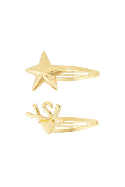 SAINT LAURENT HAIR CLIPS