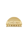 Saint Laurent `pince Crabe` Hair Clip In Yellow